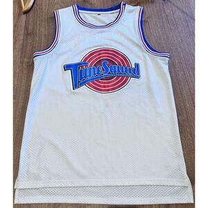 Space Jam Tune Squad Tweety Basketball Jersey Mens‎ M White 1/3 Looney Tunes